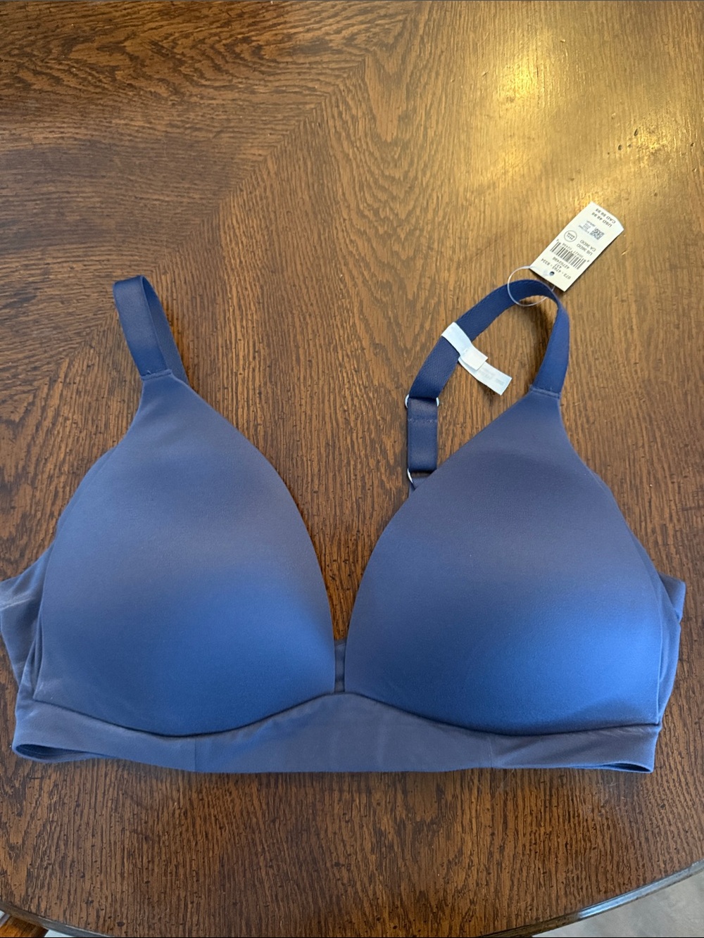 aerie Smooth Padded Wireless Bra - Blue